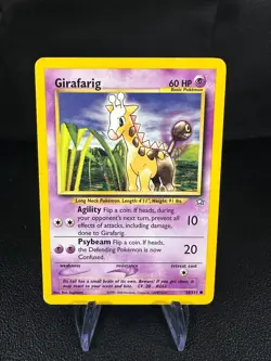 Girafarig 58/111, Neo Genesis, Pokemon, MP/LP - Image 1