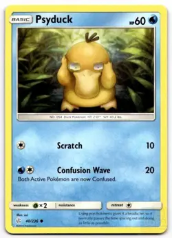 Psyduck 40/236 Common Cosmic Eclipse Pokemon Near Mint - Image 1