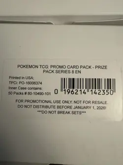Pokemon Play! Prize Pack Series 8 Sealed Boosters X400 - New In Original Boxes - Image 3
