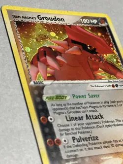 Pokemon TCG Team Magma's Groudon 9/95 Team Magma & Team Aqua Holo 2004 - Image 2