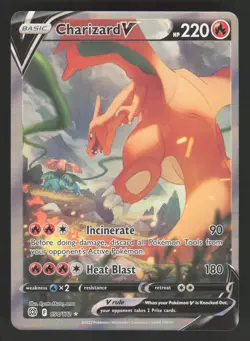 Charizard V 154/172 Pokemon TCG SWSH09: Brilliant Stars NM - Image 1