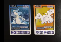 Pinsir Tauros Lapras Ditto Bandai Carddass Series Pokemon Japanese ~ B47 - Image 4