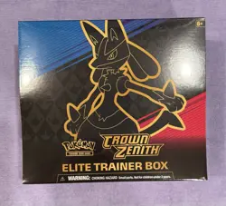 Pokemon TCG Crown Zenith Elite Trainer Box Lucario Collector's Box - Image 1