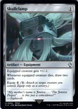 MTG Skullclamp (355) | NM | Commander: Final Fantasy (FIC) - Image 1