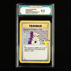 TQG 9.5 Mint+ 1995 Pokemon ENG Imposter Professor Oak #SWSH-CB 73/102 HOLO - Image 2