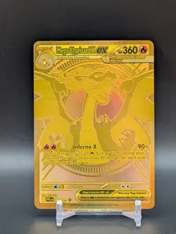 MEGA CHARIZARD EX 130/094 POKEMON PHANTASMAL FLAMES HOLO RARE - Image 1