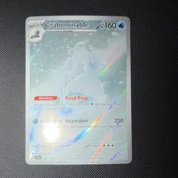 The Pokemon Crabominable Sv07 Stellar Crown Rare Holo 149/142 Eng 160 HP - Image 2