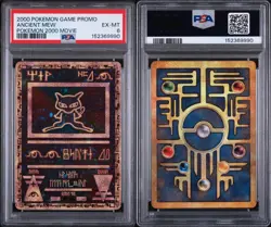 2000 Pokemon Promo Pokemon Movie 2000 Ancient Mew PSA 6 - Image 3