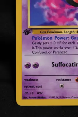 Sabrina's Gastly 1st Edition 97/132 LP Gym Challenge Regular Common Pokemon TCG - Image 5