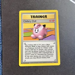 Clefairy Doll Rare Normal Base Set 070/102 LP Pokemon TCG LP - Image 1