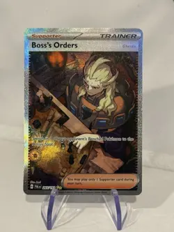 Pokemon TCG Boss's Orders Trainer Special Illustration Rare 265/193 NM - Image 1