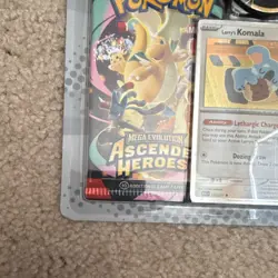 Pokemon Mega Evolution Ascended Heroes Kit Larry Komala Promo 2 Booster Packs - Image 4