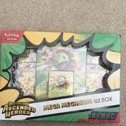 Pokemon Mega Evolution–Ascended Heroes Mega Meganium EX Box Booster Promo - Image 1