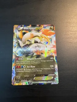 Pokemon - White Kyurem EX Holo Ultra Rare Legendary Treasures 101/113 2013 - Image 1