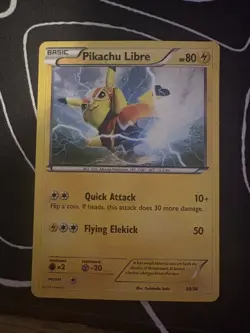 Pikachu Libre 30/30 XY Trainer Kit Regular English 80 HP Basic Pokemon Co. - Image 1