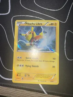 Pikachu Libre 30/30 XY Trainer Kit Regular English 80 HP Basic Pokemon Co. - Image 2