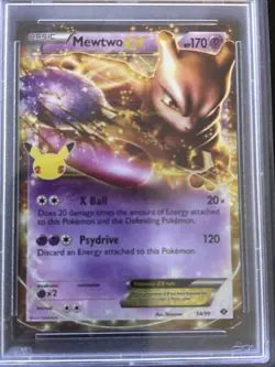 2021 Pokemon Celebrations MEWTWO EX #54 Classic Collection NEXT DESTINES PSA 10 - Image 2