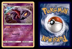 ARBOK 27/68 R HIDDEN FATES POKEMON TCG REVERSE HOLO NM - Image 3