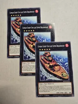 3x Gunkan Suship Uni-class Super-Dreadnought | MP22-EN214 | Yu-Gi-Oh! TCG - Image 1