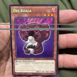 Yugioh Des Koala MZMU-EN062 Secret Rare 1st Edition NM - Image 1