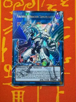 YUGIOH FIREWALL DRAGON SINGULARITY OVERFRAME ULTRA RARE NM RA05-EN146 - Image 1