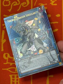 YUGIOH FIREWALL DRAGON SINGULARITY OVERFRAME ULTRA RARE NM RA05-EN146 - Image 3