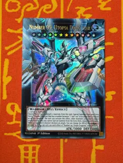 YUGIOH NUMBER 99: UTOPIA DRAGONAR OVERFRAME ULTRA RARE NM RA05-EN144 - Image 1