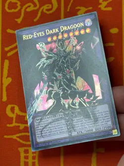 YUGIOH RED-EYES DARK DRAGOON OVERFRAME ULTRA RARE NM RA05-EN141 - Image 3