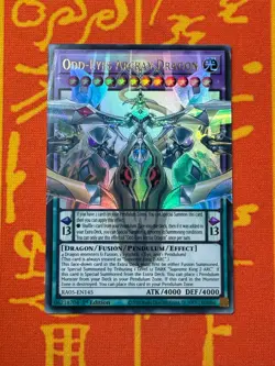 YUGIOH ODD-EYES ARCRAY DRAGON OVERFRAME ULTRA RARE NM RA05-EN145 - Image 1