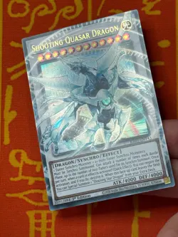 YUGIOH SHOOTING QUASAR DRAGON OVERFRAME ULTRA RARE NM RA05-EN143 - Image 3