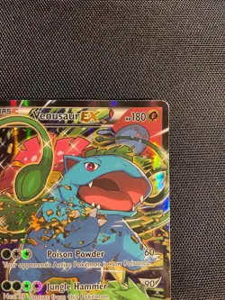 Venusaur EX Black Star Promo Full Art Holo Card XY123 Pokemon TCG HP - Image 3