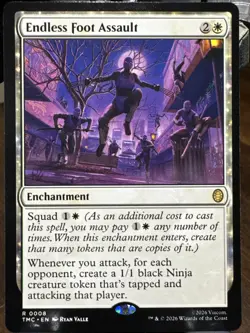 Endless Foot Assault 8 Commander TMNT Teenage Mutant Ninja Turtles NM Card MTG - Image 1