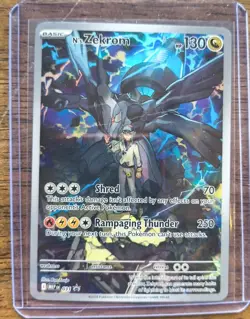 N's Zekrom 031 Ascended Heroes ETB Black Star Promo Pokemon Card NM - Image 1