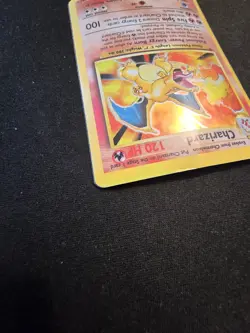 1999 Base Set Charizard Pokemon card (4/102) Poor Condition. - Image 5