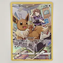 Eevee TG11/TG30 Trainer Gallery Brilliant Stars Pokemon Card NM - Image 1
