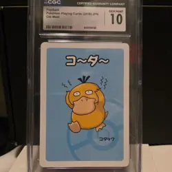 The Pokemon Company Psyduck Old Maid Pokemon Playing Cards 2019 Japanese CGC 10 - Image 1