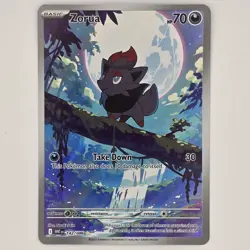 Zorua 142/086 English Pokemon White Flare Card NM 142/086 - Image 1