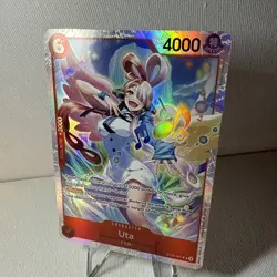 Uta ST23-001 SR ONE PIECE Tcg Card Game NM RED - Image 2