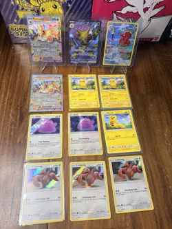 Lot of 12 Pokemon Full Art EX IR SIR Mega Promo Cards Vmax Holo NM - Image 1