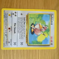 FARFETCH'D 27/102 POKEMON CARD (BASE SET) - Image 2