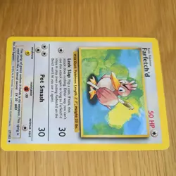 FARFETCH'D 27/102 POKEMON CARD (BASE SET) - Image 4