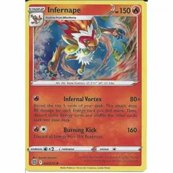 INFERNAPE - RARE HOLO - BRILLIANT STARS - POKEMON CARD TCG - 026/172 - Image 1