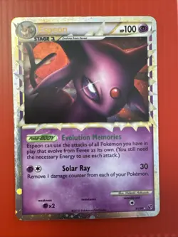 Espeon Prime 81/90 Undaunted Holo Rare Pokemon TCG Card - Image 1