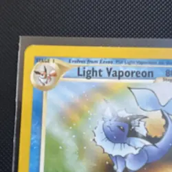 Light Vaporeon (Uncommon) 52/105 Neo Destiny 2000 Stage 1 80HP Pokemon Card - Image 2