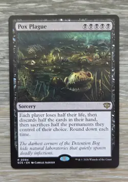 POX PLAGUE ~ NM ~ MTG Magic - 0094 SOS Secrets of Strixhaven - Image 1