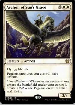 Archon of Sun's Grace R Theros Beyond Death 3 NM MTG x1 - Image 1