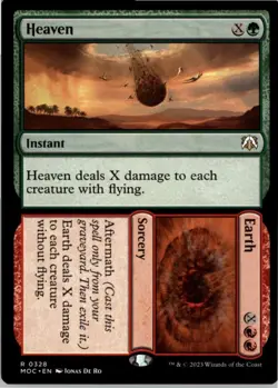 Heaven // Earth R Commander: March of the Machine 328 NM MTG x1 - Image 1