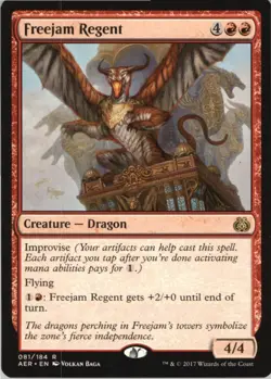 Freejam Regent R Aether Revolt 81 NM MTG x1 - Image 1