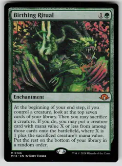 Birthing Ritual Mythic Modern Horizons 3 146 MTG Near Mint 2024 - Image 1