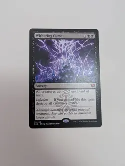 MTG - Withering Curse - Secrets of Strixhaven NM/M Condition - Image 1